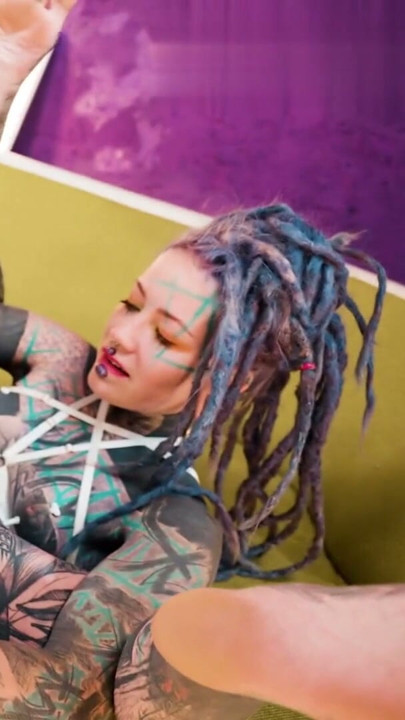 Tattooed Alt Girls Go Wild with Massive Toys | Clip 1