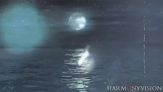 Freche damen ficken einen glücklichen hengst im ffm-dreier