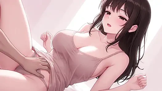 My friend asked me to jerk off to her and cum on her