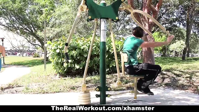 TheRealWorkout - Busty Crystal Fucked After Her Workout