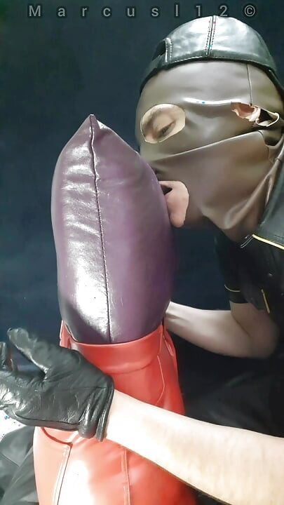 Red Leather Ass Getting Boyfriends Smegma Pt1