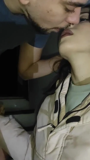 Powerful moment from "Deepthroat of my teen neighbor and cumshot in her mouth"