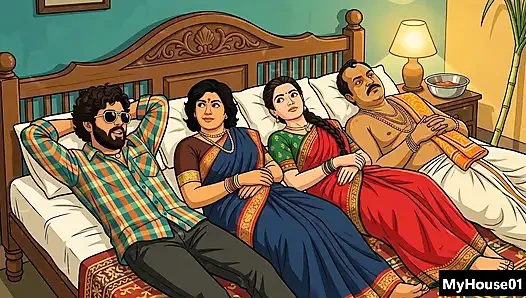 Pushpa and Srivalli Sex with thier own house