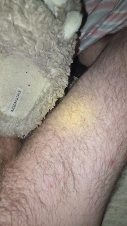 Quick part 1 of Cumming in Not Neeces Slipper.