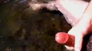 ejaculation in the river