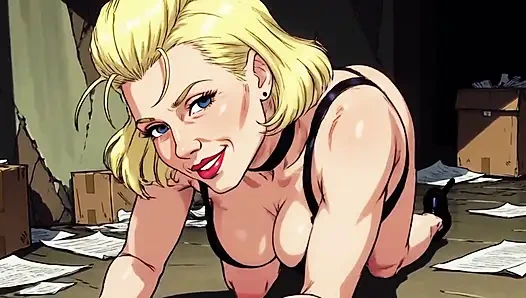 Ai мультфильм, милфа соблазняет