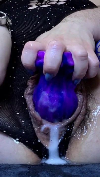 Edge With Mommy - Purple Vibe,  Dildo & Hands | Clip 2