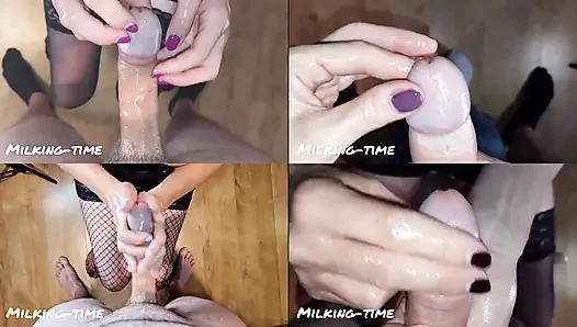 Her yerde var! Bölünmüş ekran boşalması 5