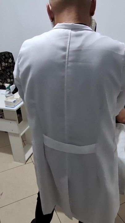 The doctor pounded the patient's ass and left the cum dripping. | Clip 1