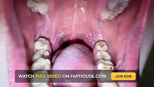 Mundgeheimnisse: dicker weißer beschichtung auf meiner zunge