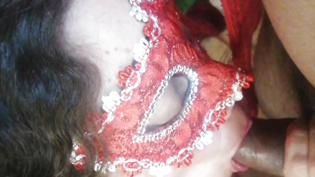 Enjoying a rich blowjob