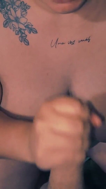 BBW gets it all over her big boobs | Clip 2