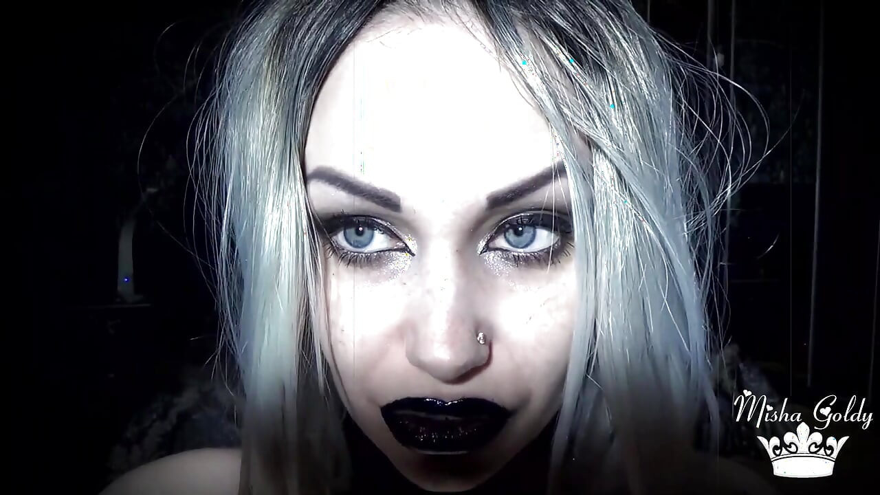 Sexy witch will consume you alive and cum from your moves and fight inside of her body