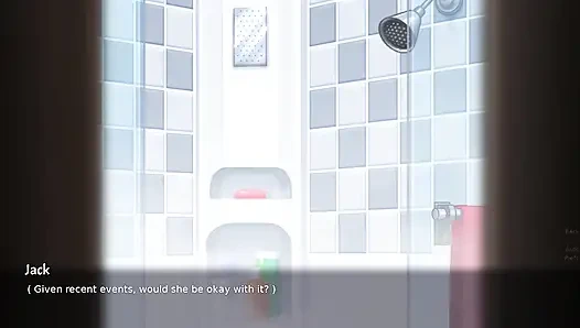 Stepson shower with MILF Stepmom Debbie and had kinky session (Summertime Saga)