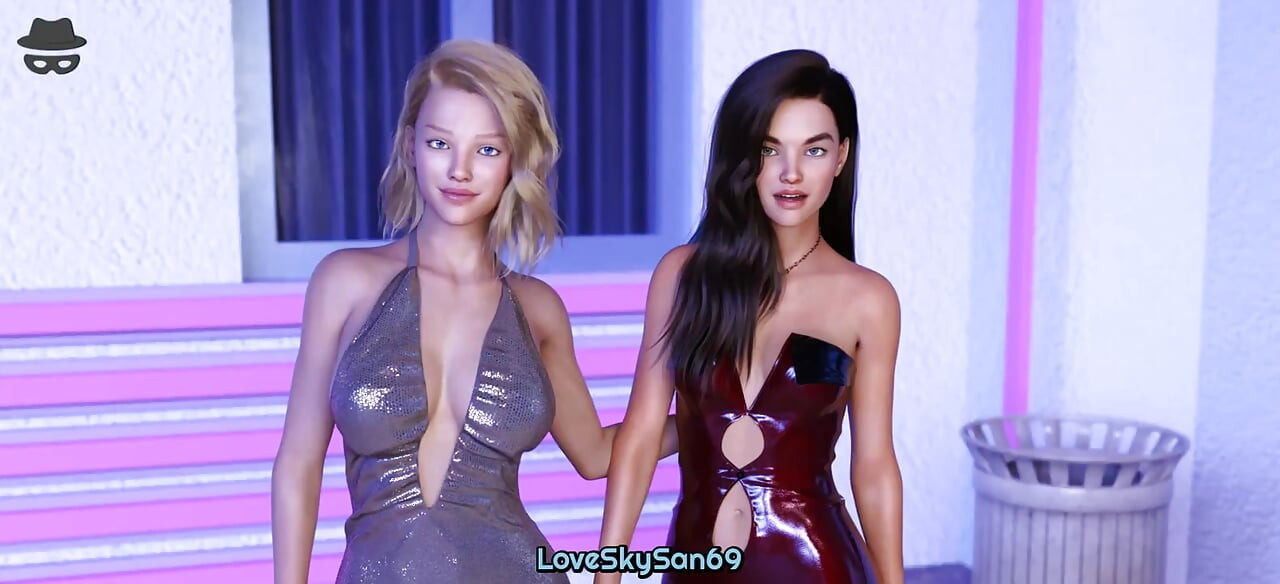 Part 5 - Sexy Babes at the Night Club, Threesome! by Loveskysan69