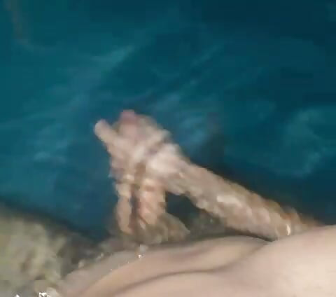 Sexy young boy plays with his big cock