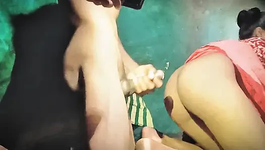 Indian girlfriend and boyfriend awesome sex at home.