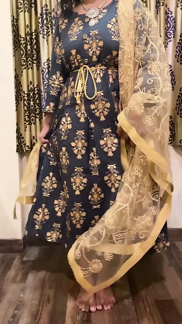 Sexy milf – traditional clothes on & off video
