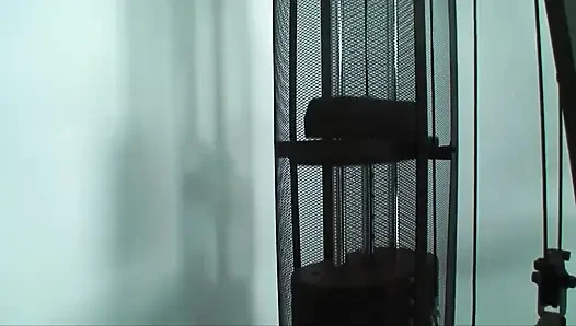 Cock craving gym slut with perfect body and natural tits is willing to get her wet pussy fucked