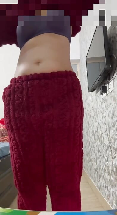 Desi Bhabhi GRWM for a fuck night with boss