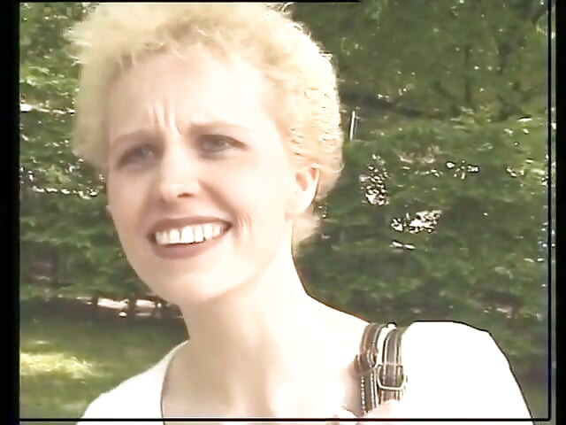 Blonde teen picked up to suck dick and to get her pussy licked