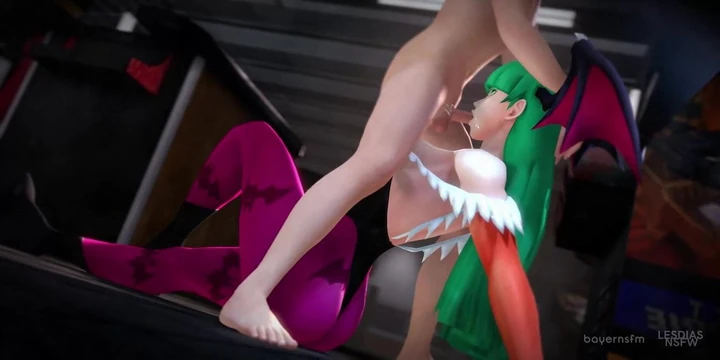 Morrigan Suck A Naughty Boy