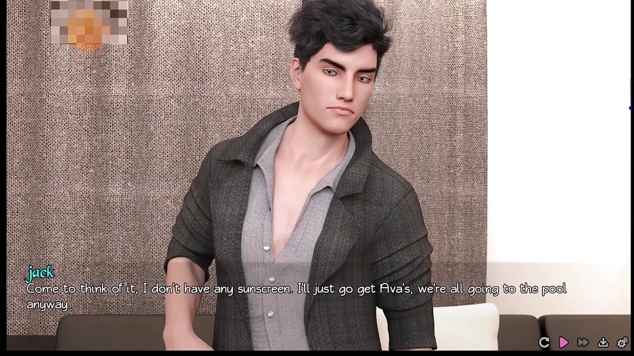 Tình yêu thuần khiết # 6: Ava sục cu cho Johannes trong hồ bơi