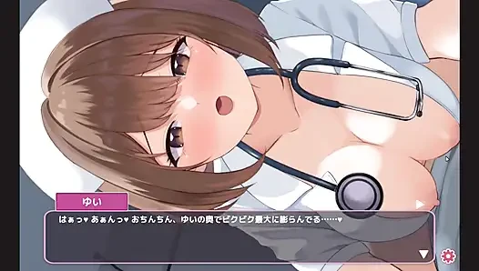 Хентай игра - шаловливая медсестра скачет на хуе - Sakusei Shinsatsu