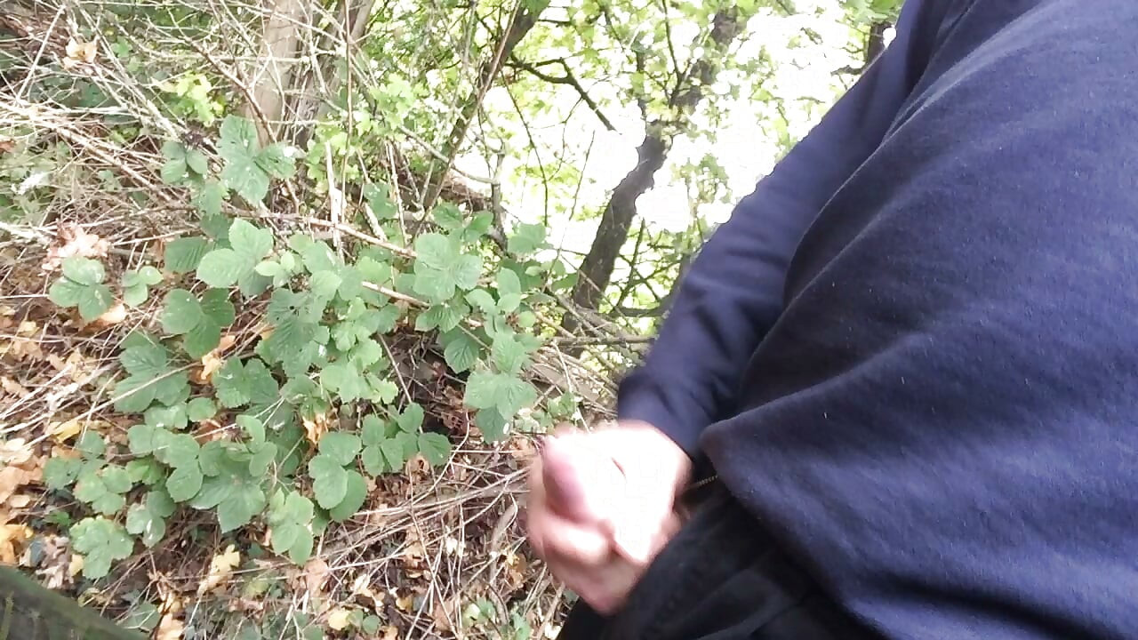 Wank in the woods
