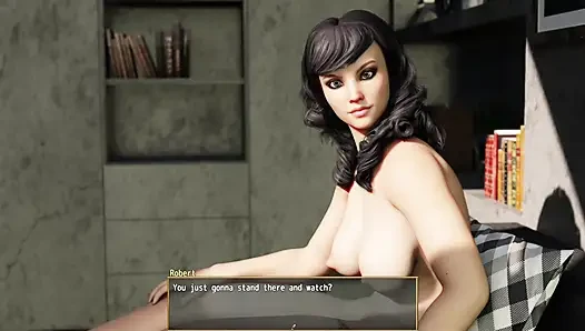Robert's Compliments to His Bubbly Hot Step MOTHER & Mesmerised By Her Big Tits And Huge Ass
