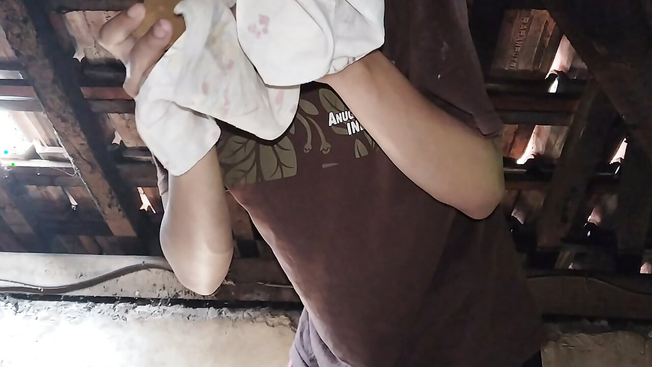 Masturbating on the attic of your own house