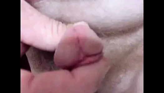 Minik penis fışkırtıyor!