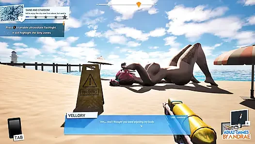 Riesiges Waifu Wash Simulator Gameplay Teil 1 - Erster Putzen Für Vellory