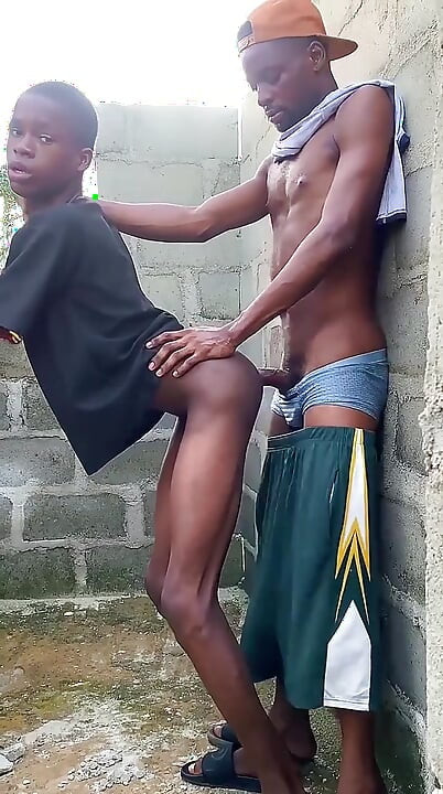 His Stepbrother Fucking Him in Uncomplicated Building..