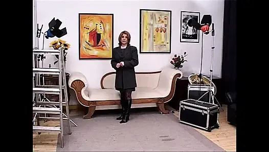 Horny Mature Fucked and Cummed in Mouth by Stranger at Casting