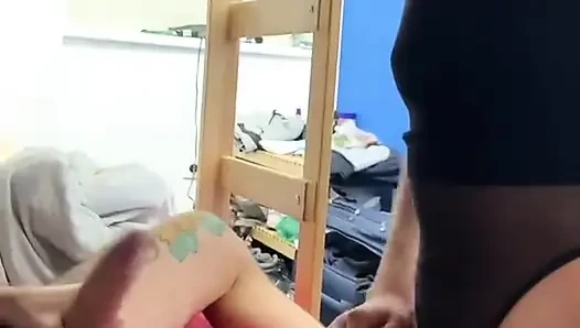 Francesca Palma enjoy with 2 big cocks