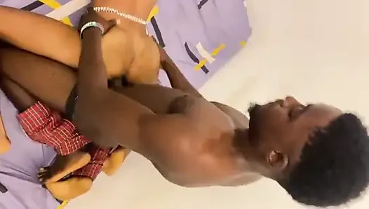 Best Friend Is Stretching My Wet Tight Pussy with His Huge Black Cock