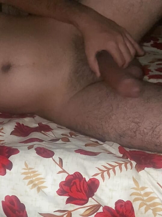 Massage dick hard enjoy guy