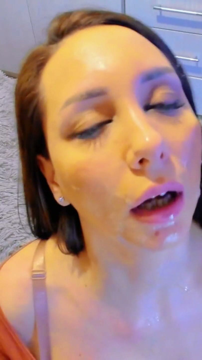 I Worship his Cock and beg him for Facial Really sloppy | Clip 2