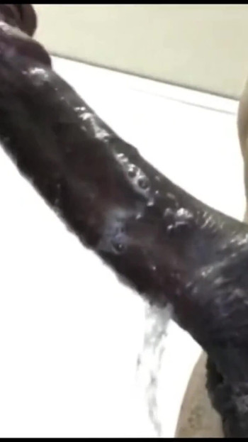 Taking His Big Black Cock Deep Im My Mouth Swallowing His Cum