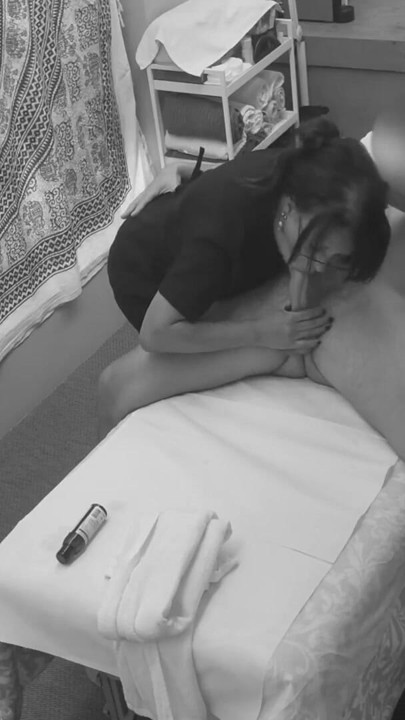 Erotic Massage and Intense Happy Ending Caught on Camera | Clip 2