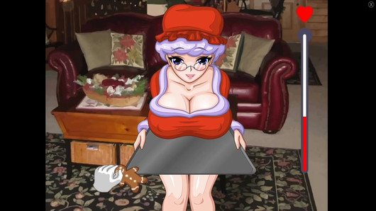 Mrs. Santa's Helpers - A hot threesome with elfs and a sexy Mrs. Claus