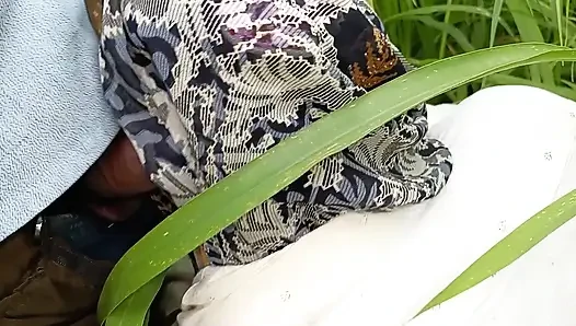 In the millet field, my elder sister-in-law sucked the cock and ass Mari opened the field of millet and killed my sister-in-law's ass