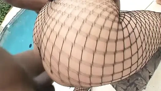 Beautiful Ebony Big Natural Tits Sucks Big Black Cock Then Gets Her Pussy Smashed Hard