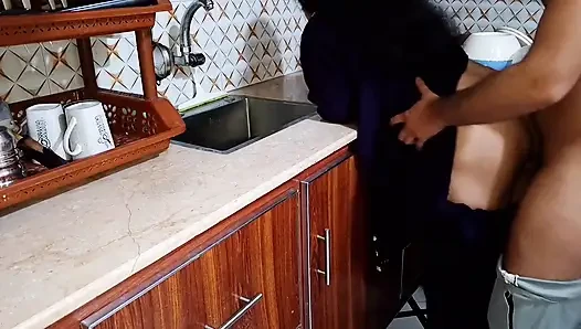 Indian Husband Has Sex with His Wife in the Kitchen