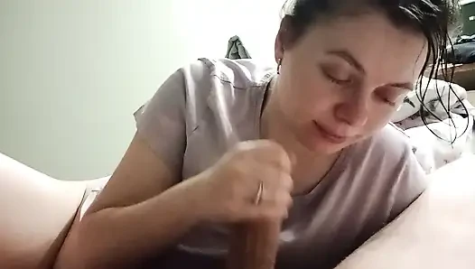 Cum not in my mouth, but in my pussy. My pussy can swallow cum too