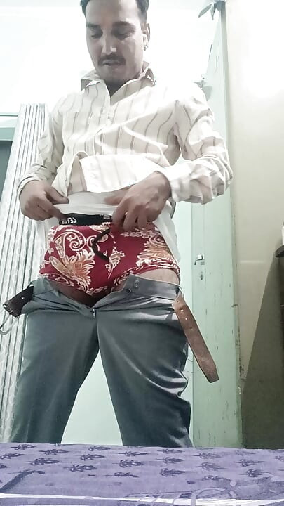 Indian desi man enjoy shower and masterbation show with neighbour