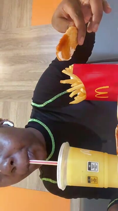 Public McDonald's Mukbang