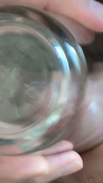 Dirty Glass Play JOI - Fuck a Glass with Pre-cum & Spit - Fail the 5-second Challenge or Drink Your Own Mess!