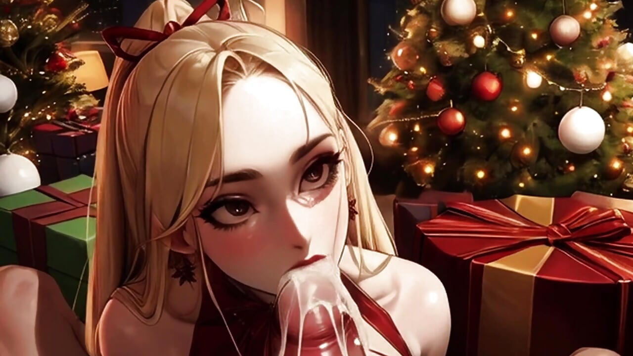 Santa quality उन सभी अच्छी लड़कियों का परीक्षण करता है जो वह इस साल पेड़ के नीचे डाल रही हैं